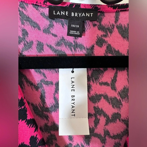 Lane Bryant baby doll wrap V neck tunic top size 18/20 NWT - Picture 4 of 13